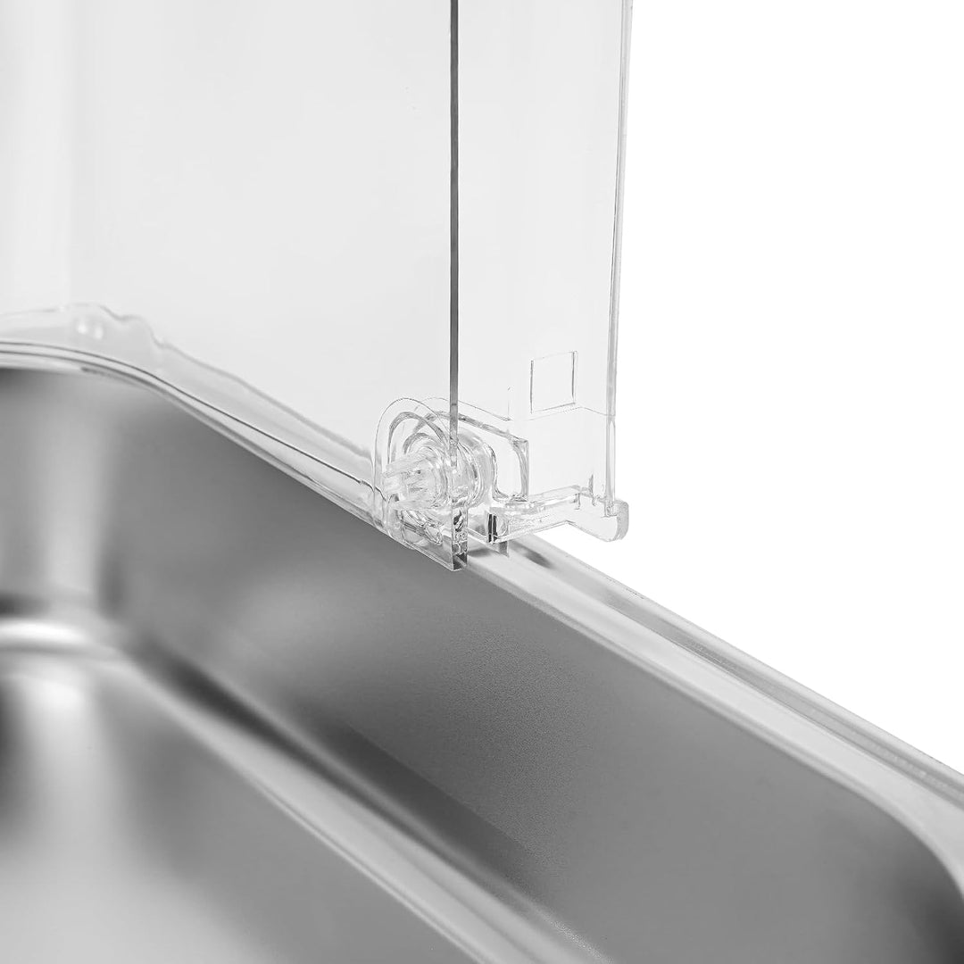 600W Elektrische Chafing Dish bis 90°C, 9L, Berührungsbildschirm Buffetwärmer Edelstahl Chafing Dish