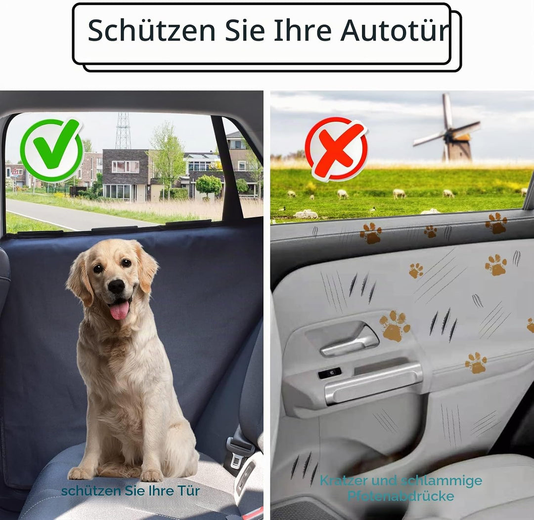 Durapower Auto-Türschutz für Hunde, extra gross und dick, Kratzfest, wasserdicht, für LKW, Innenverk