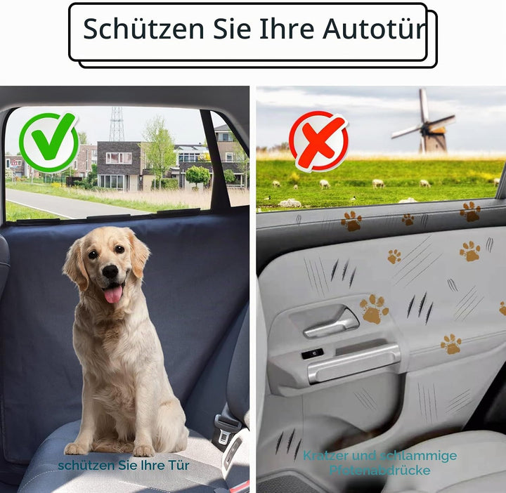 Durapower Auto-Türschutz für Hunde, extra gross und dick, Kratzfest, wasserdicht, für LKW, Innenverk