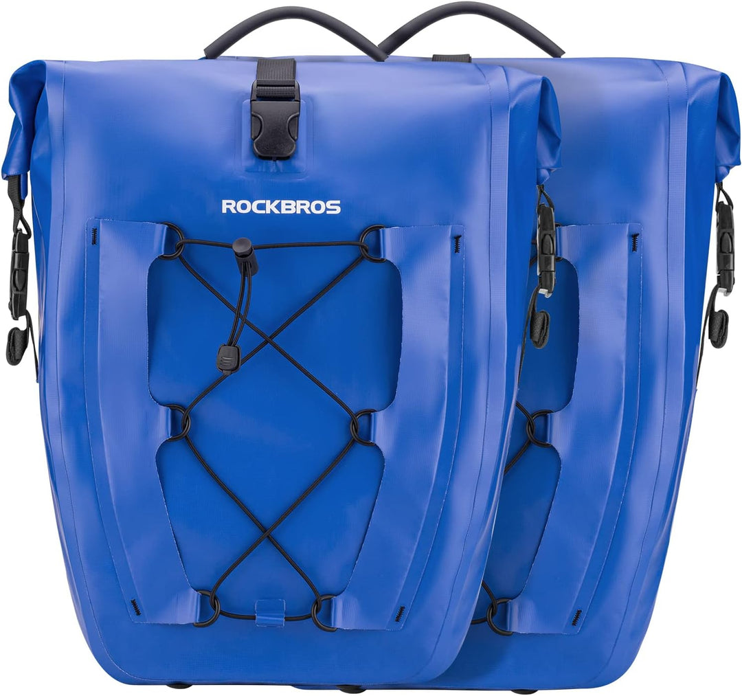 ROCKBROS Gepäckträgertasche Fahrradtasche für Gepäckträger 25L-32L 100% Wasserdicht Hinterradtaschen