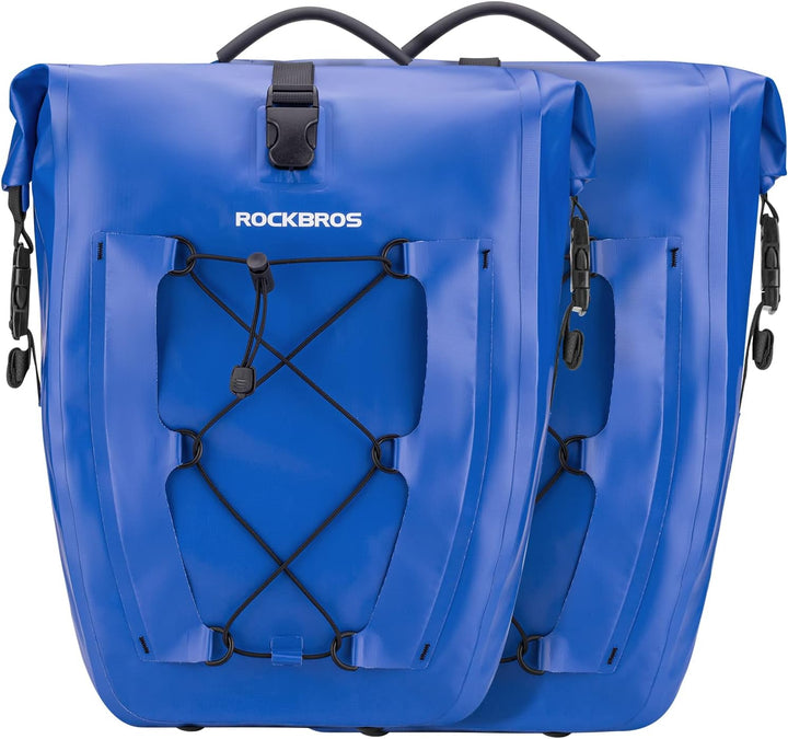 ROCKBROS Gepäckträgertasche Fahrradtasche für Gepäckträger 25L-32L 100% Wasserdicht Hinterradtaschen