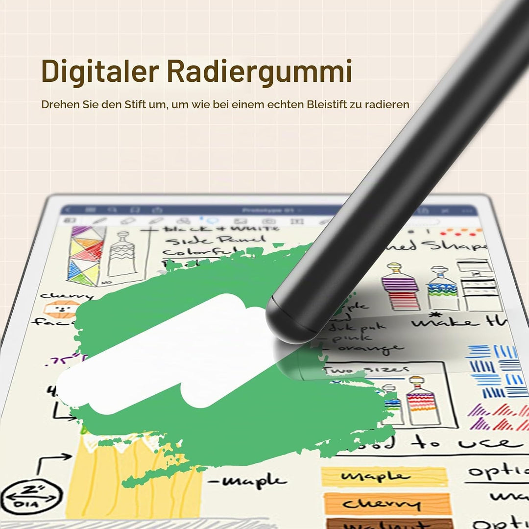 TiMOVO Magnetischer Stylus Stift Kompatibel mit Remarkable Paper Pro/Pro Move Stift mit Radiergummi,