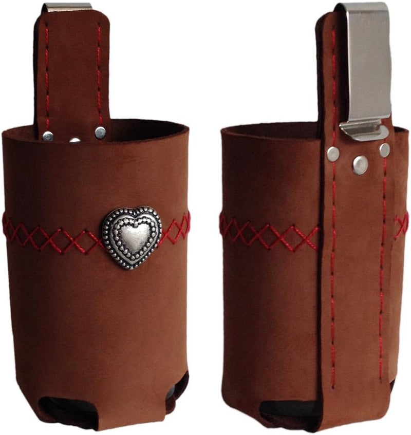 Bierholster Spatzl 0,5l - Das Original aus echtem Leder - Bier Holster Bierhalter Flaschenhalter Dir