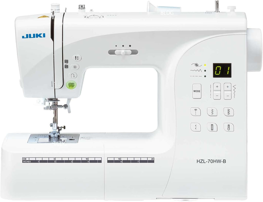 Juki Nähmaschine ELECTRONIQUE, Metall, weiss, 40 x 18,8 x 29 cm