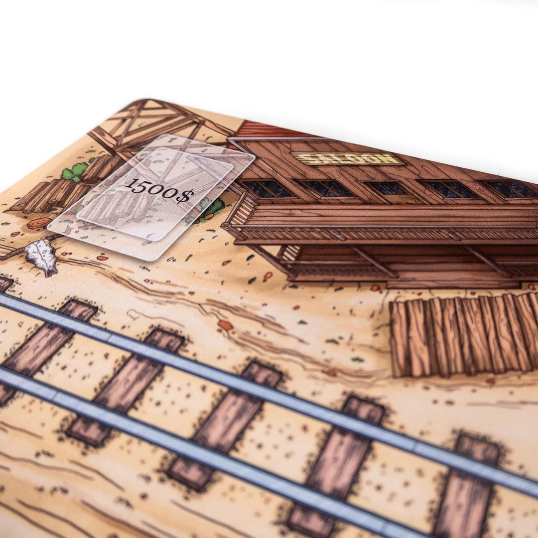 Gummimatte kompatibel mit Colt Express Spiel 117 x 40 cm / 46" x 15,7"
