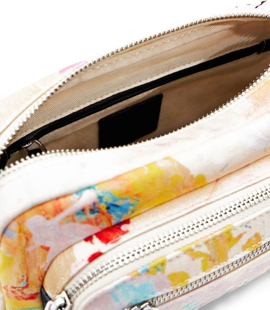 Desigual Women's Bag_MANCHAS_Cambridge Mini 1001 RAW, White