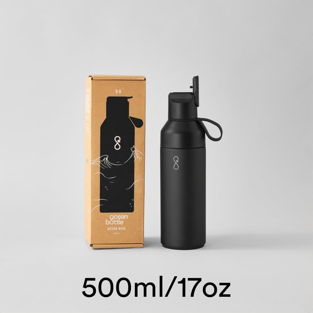 Ocean Bottle - Go Wasserflasche aus recyceltem Edelstahl - umweltfreundlich & wiederverwendbar - Pec