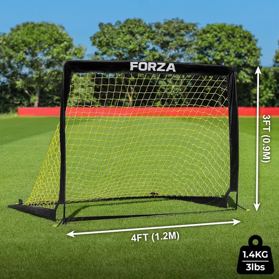 FORZA Pop-Up Fussballtore | Klappbares Fussballtor für Kinder &amp; Erwachsene | Tragbares Fussballtor G