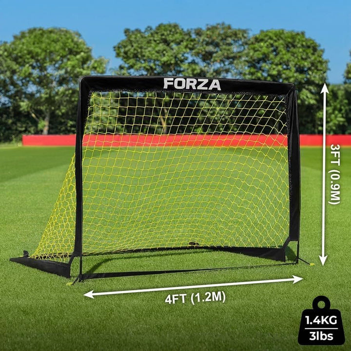 FORZA Pop-Up Fussballtore | Klappbares Fussballtor für Kinder &amp; Erwachsene | Tragbares Fussballtor G