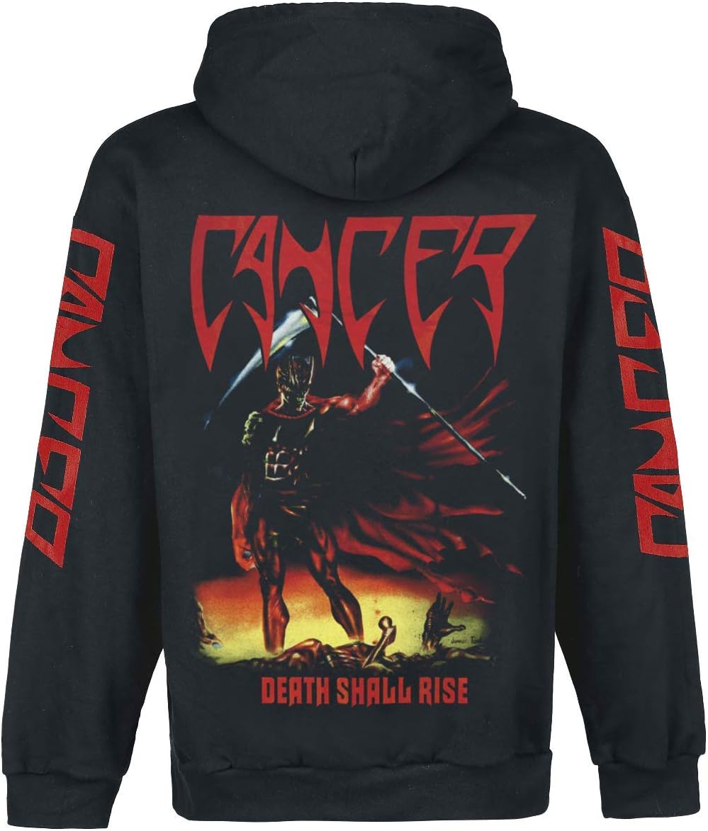 Cancer Death Shall Rise Männer Kapuzenjacke schwarz M 80% Baumwolle, 20% Polyester Band-Merch, Bands