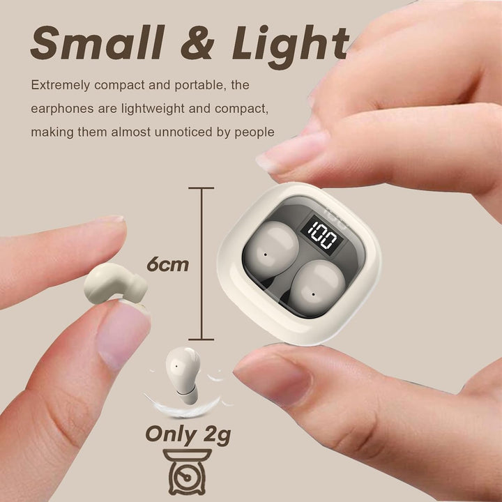 Unsichtbare kleine Mini Schlaf Kopfhörer kabellos Bluetooth im Ohr Wireless in Ear Kopfhörer Sleep E