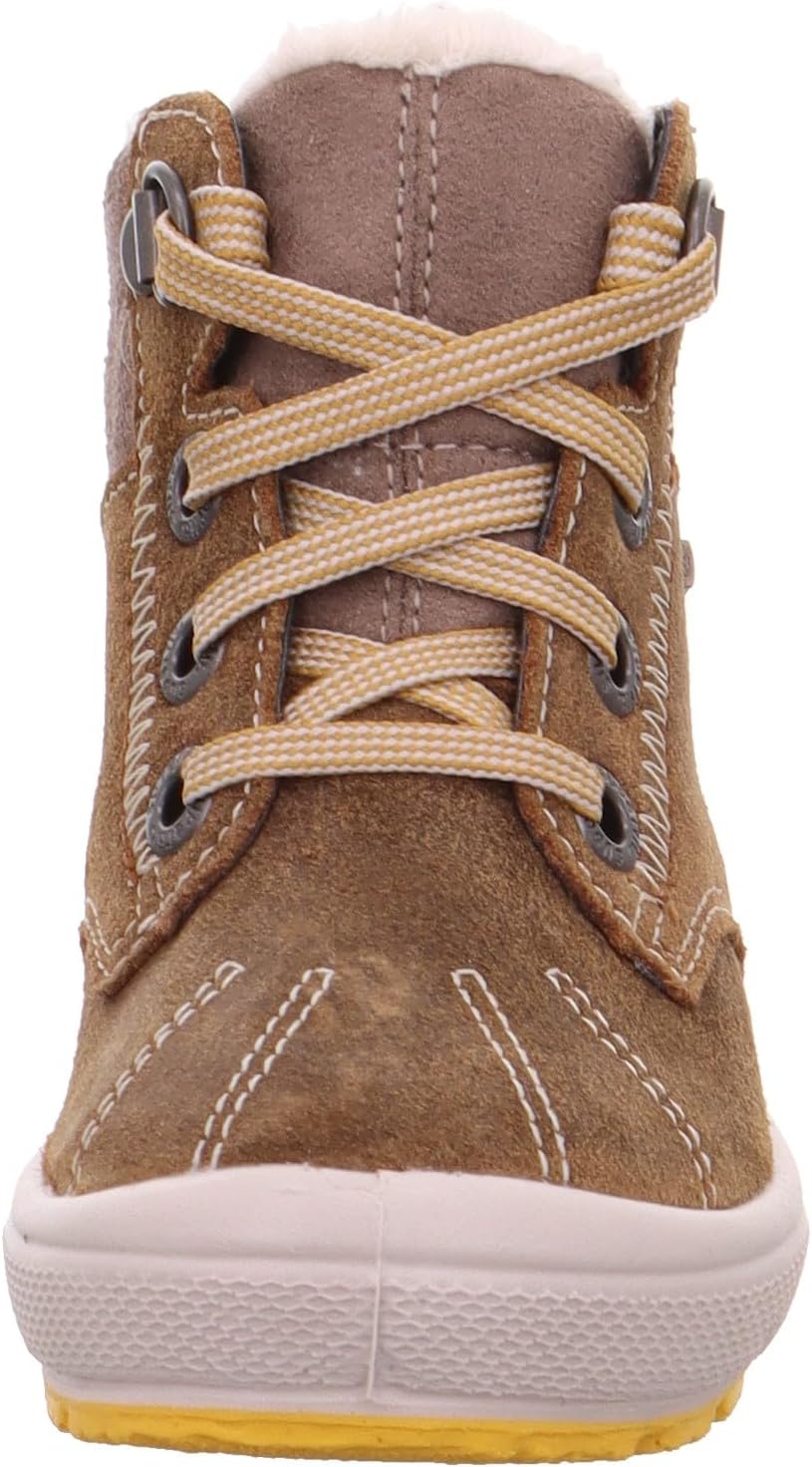 Superfit Baby-Jungen Groovy Warm Gefütterte Gore-tex Schneestiefel 19 EU Braun Gelb 3000, 19 EU Brau