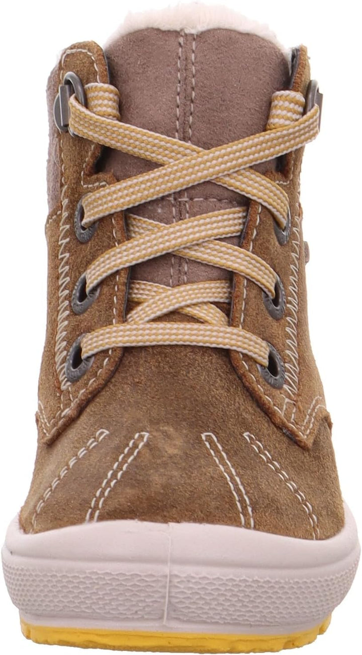 Superfit Baby-Jungen Groovy Warm Gefütterte Gore-tex Schneestiefel 19 EU Braun Gelb 3000, 19 EU Brau