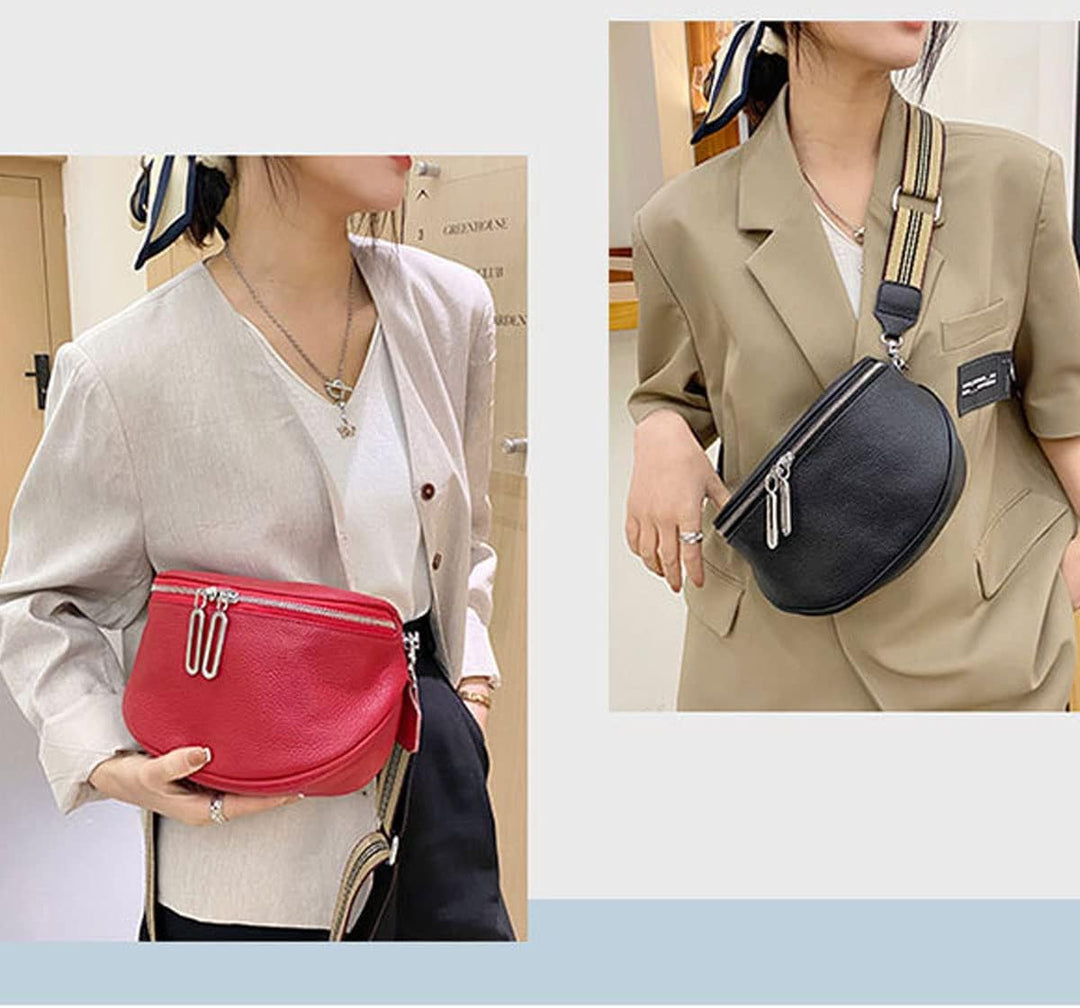 EINYNIUER Leichte breite Schultertasche, vielseitig, Schultertaschen, Brusttasche, Schultertasche, S