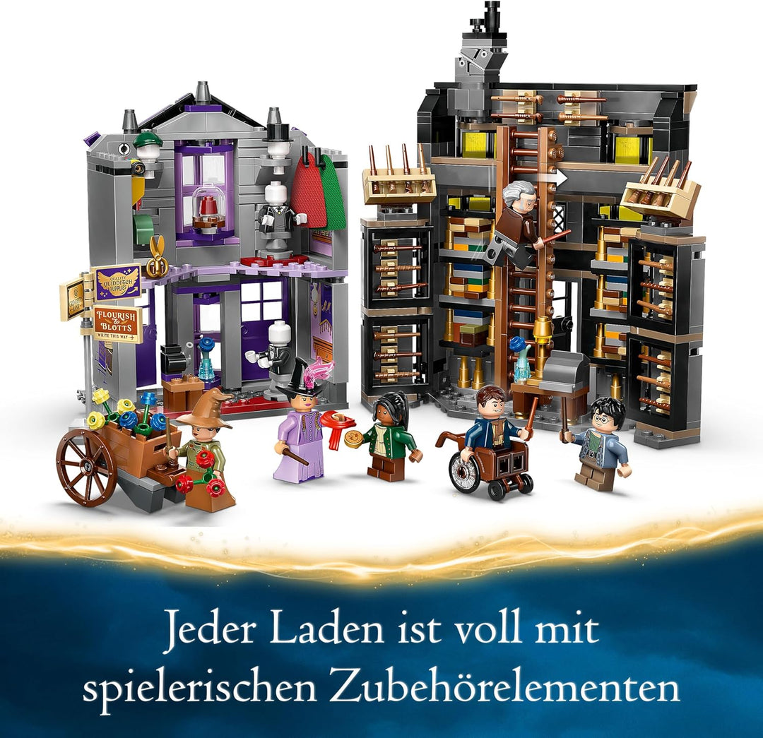 LEGO Harry Potter Ollivanders & Madam Malkins Anzüge, Läden aus der Winkelgasse, Spielset für Kinder