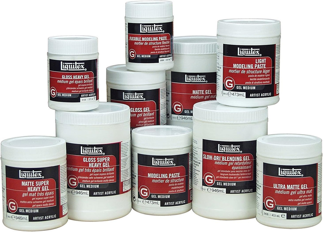 Liquitex 6832 Professional leichte Modellierpaste - Strukturgel, leichte elastische Struktur-Paste v