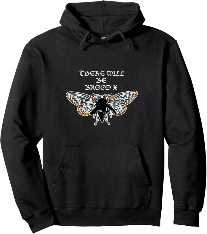 Es wird Brut X geben - Zikaden Lustiges Natur-Horror-Insekt Pullover Hoodie
