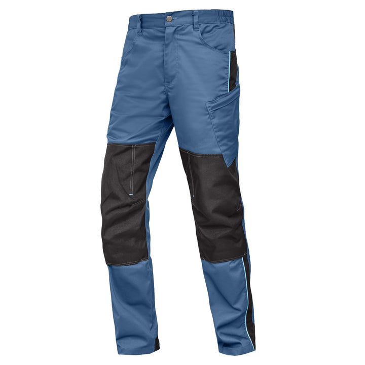 WORK IDEA Herren Stretch-Arbeitshose mit zahlreichen Taschen und Werkzeugtaschen Blau 42, Blau 42