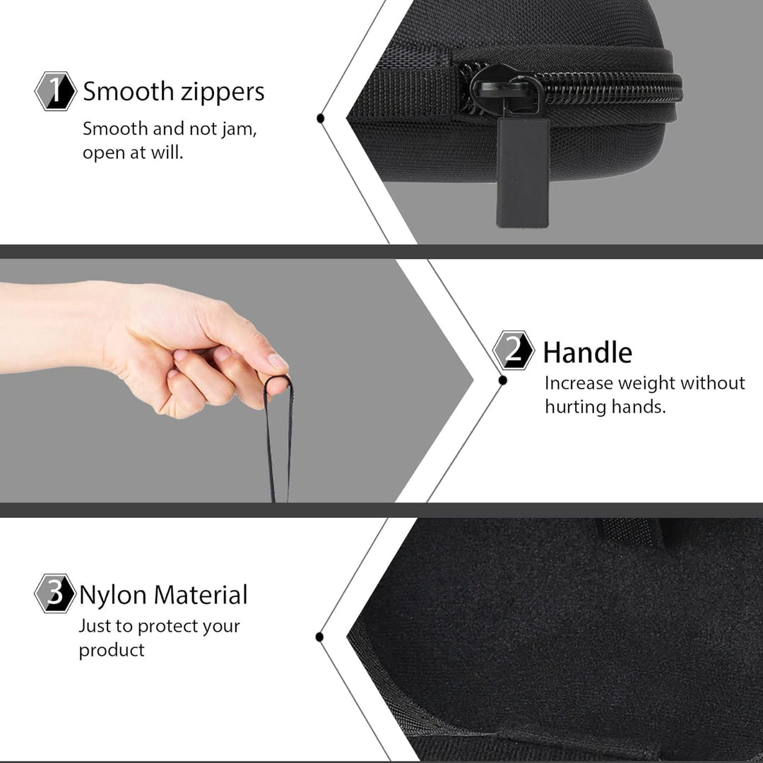 co2CREA case Harte reiseschutzhülle Etui Tasche für Logitech G G309 / G502 Hero/G G502 X Plus Kabell