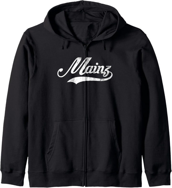 Mainz Stadt Vintage Design - Cool Old School Kapuzenjacke
