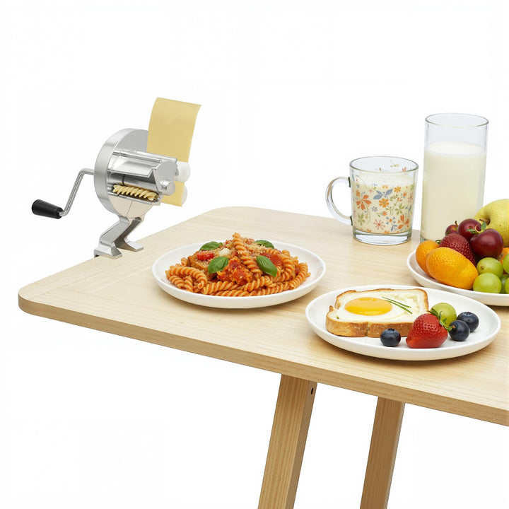 Nudelmaschine Aus Edelstahl Manuell, Hand Crank Pasta Making Machine | Manueller Cavatelli Nudelmach
