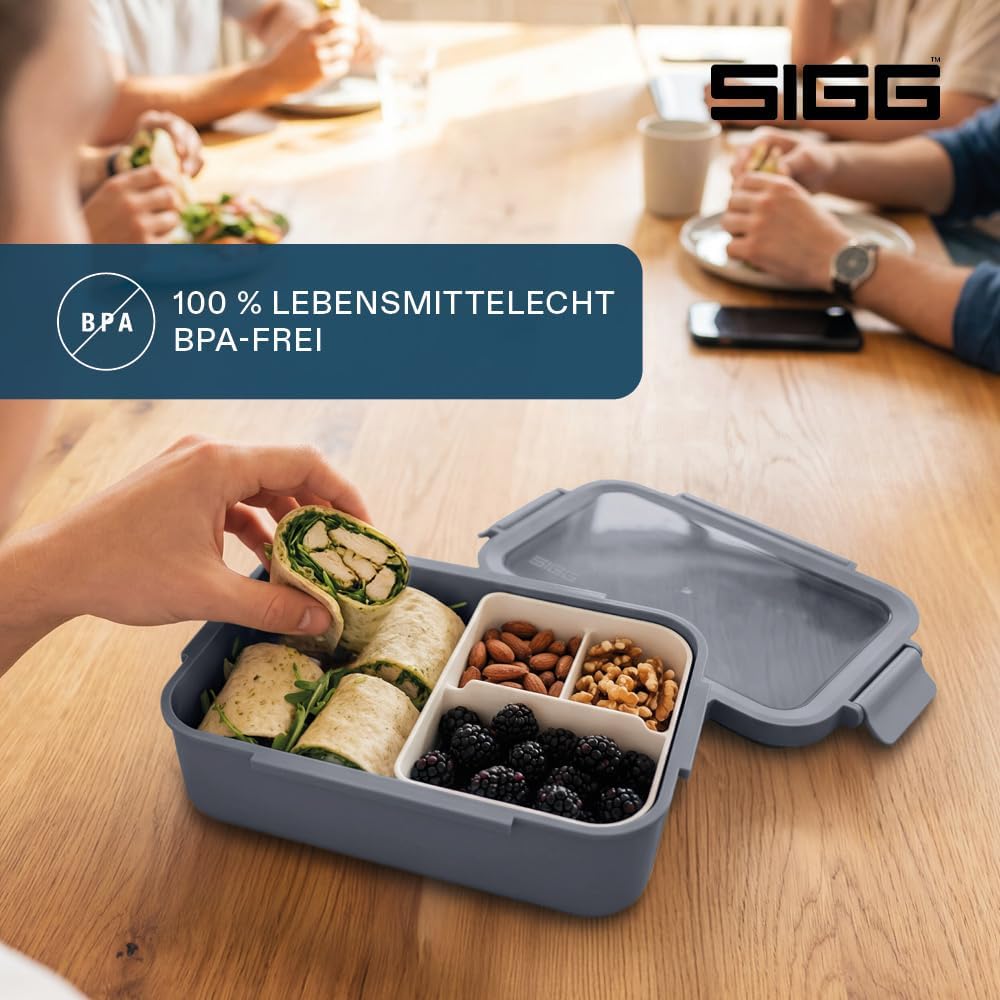 Sigg - NIMO Lunchbox L - Auslaufsicher - Trenner - Mikrowellen- & Spülmaschinengeeignet - BPA-frei -