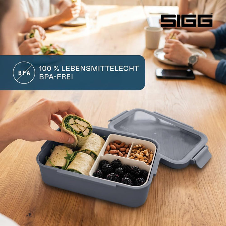 Sigg - NIMO Lunchbox L - Auslaufsicher - Trenner - Mikrowellen- & Spülmaschinengeeignet - BPA-frei -