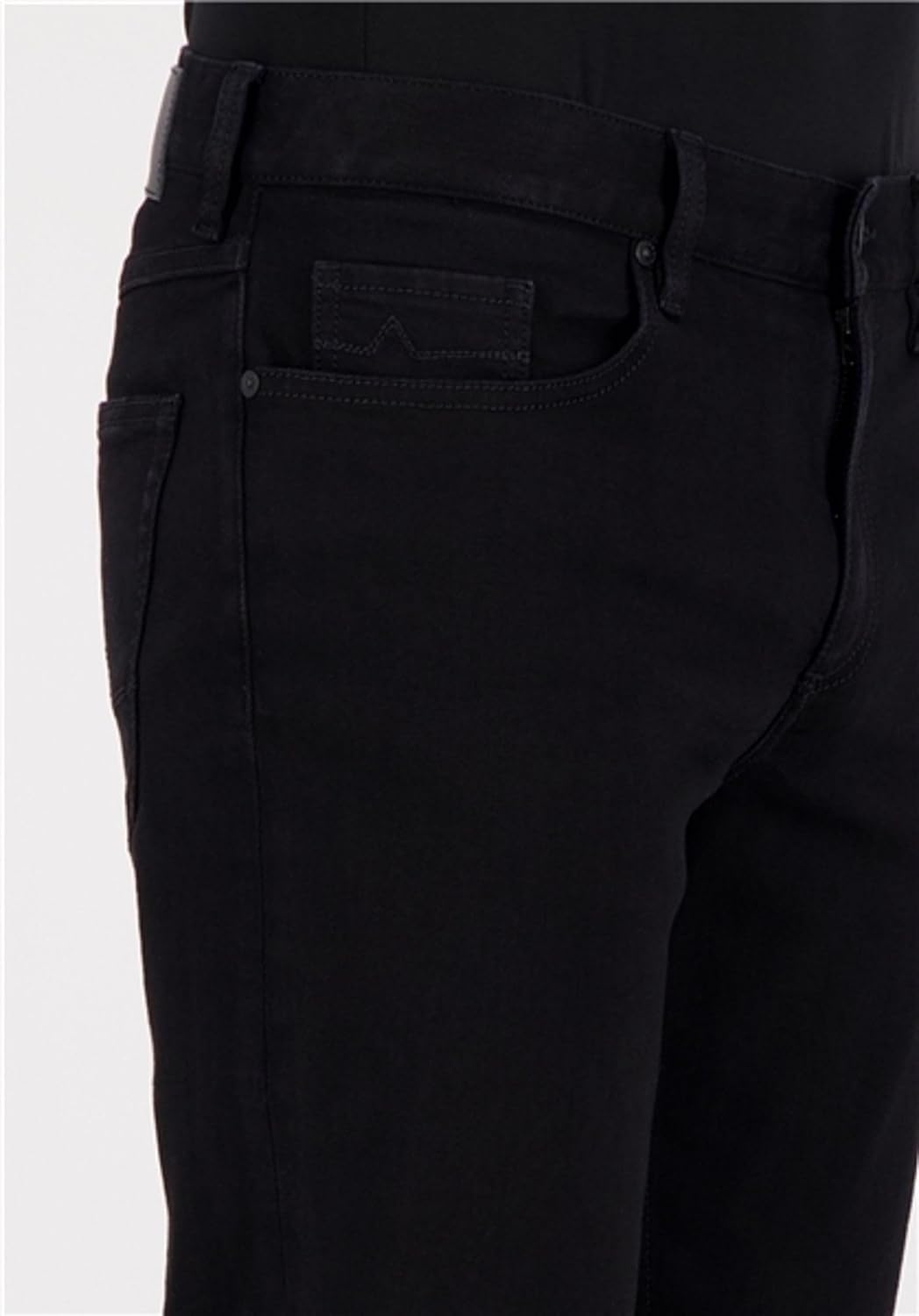 ALBERTO Regular Slim Fit Jeans Used 5 Pocket schwarz Grösse W31 L34
