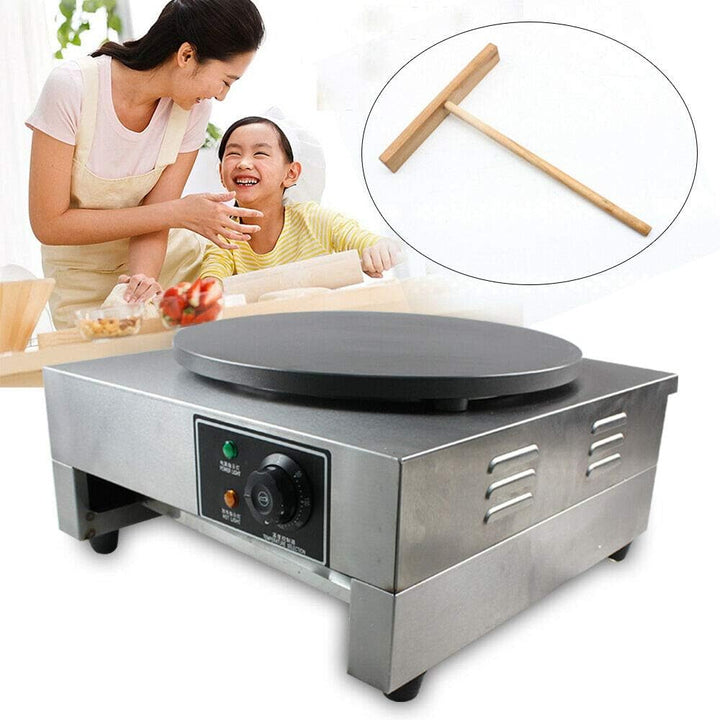 Crêpes Maker Ø40cm, Crepes Maker 3KW, Crepeseisen für süsse Crepes und herzhafte Galettes mit Edelst