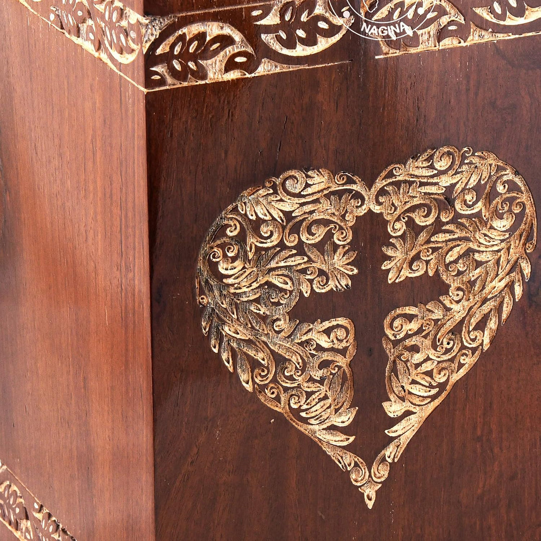 Rosewood Urnen für menschliche Asche für Erwachsene, gross – Holzurne für Columbarium – Beerdigungsu