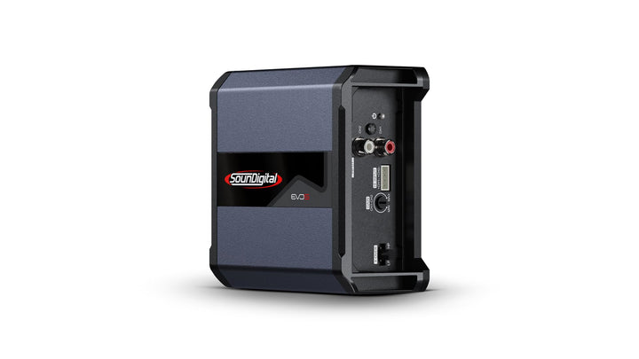SounDigital 400.2 EVO 5.0 2-Kanal Auto Verstärker | 400W RMS Endstufe | 4 Ohm | High‑/Low‑Pass Filte
