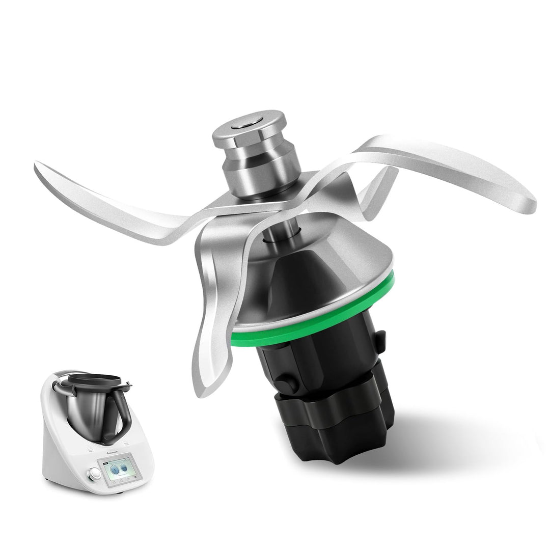 Ersatzmesser für Thermomix TM5 und TM6, Hochwertiges Edelstahl Mixmesser, Perfekt für Zerkleinern, R