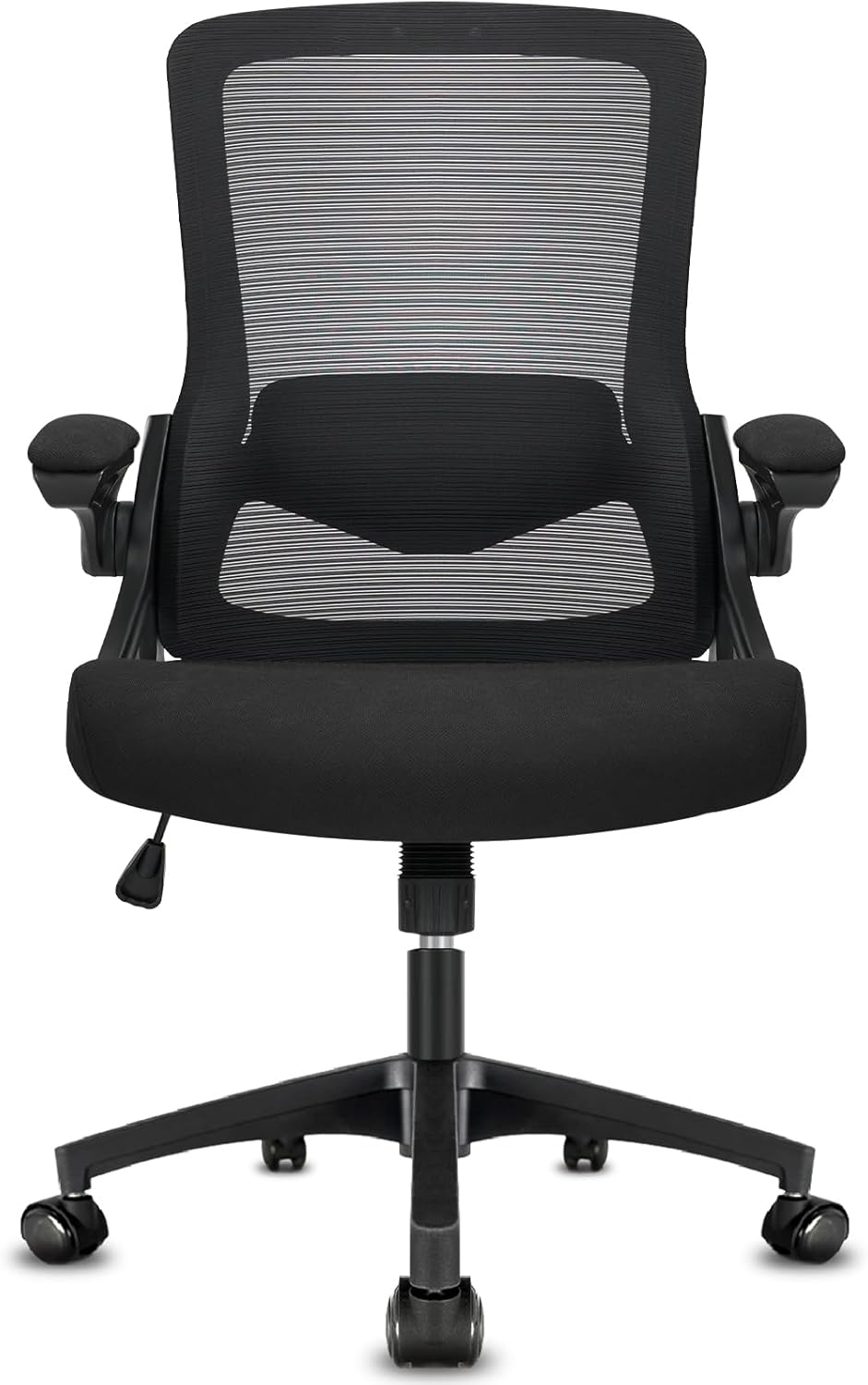 Milacyee Bürostuhl Ergonomischer, Schreibtischstuhl mit Klappbaren Armlehnen, Höhenverstellbarer Bür
