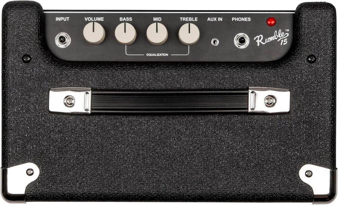Fender Rumble 15 - 15W Combo Bassverstärker – Der perfekte Übungsverstärker, 15W