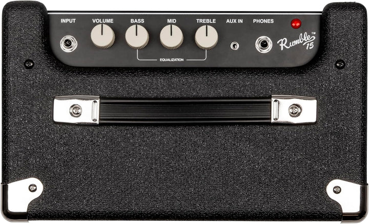 Fender Rumble 15 - 15W Combo Bassverstärker – Der perfekte Übungsverstärker, 15W