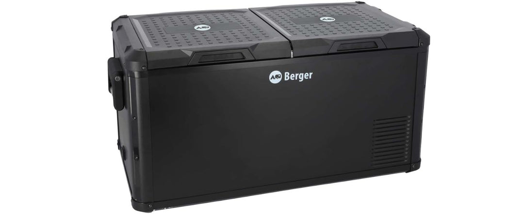BERGER Tragbare Kompressor Kühlbox MCX | Elektrische Kühlbox ideal für Camping mit Elektronischer An