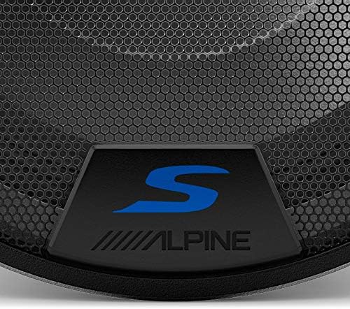 Alpine S-S69 2-Wege-Koaxial-Lautsprecher, 4 Ohm, 65 Hz - 22 kHz