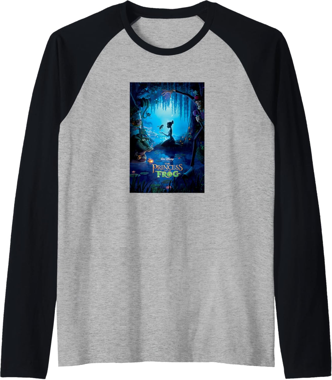 Disney Princess And The Frog Classic Poster Raglan