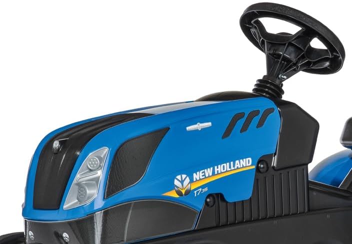 Rolly Toys 601295 - New Holland, Traktor Farmtrac Anhängerkupplung vorne und hinten, geeignet für Ki