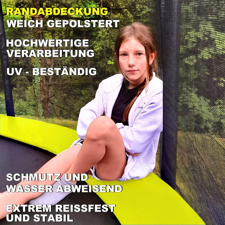 Baunsal® Trampolin Randabdeckung Ø 183 244 250 275 300 305 335 366 370 396 400 427 430 457 460 487 4
