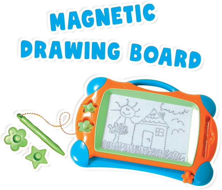 SES 146467 Creative B01679QEIO Zaubertafel Magnetzeichentafel, BlauGrünOrange