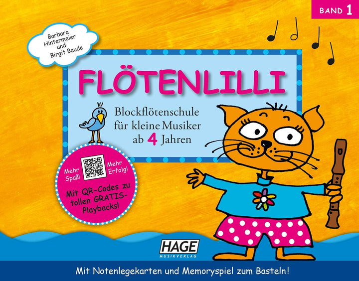 Cascha Lillis Blockflöten Set 5 tlg I Blockflöte Kunststoff barocke Griffweise I Hochwertige Kinder