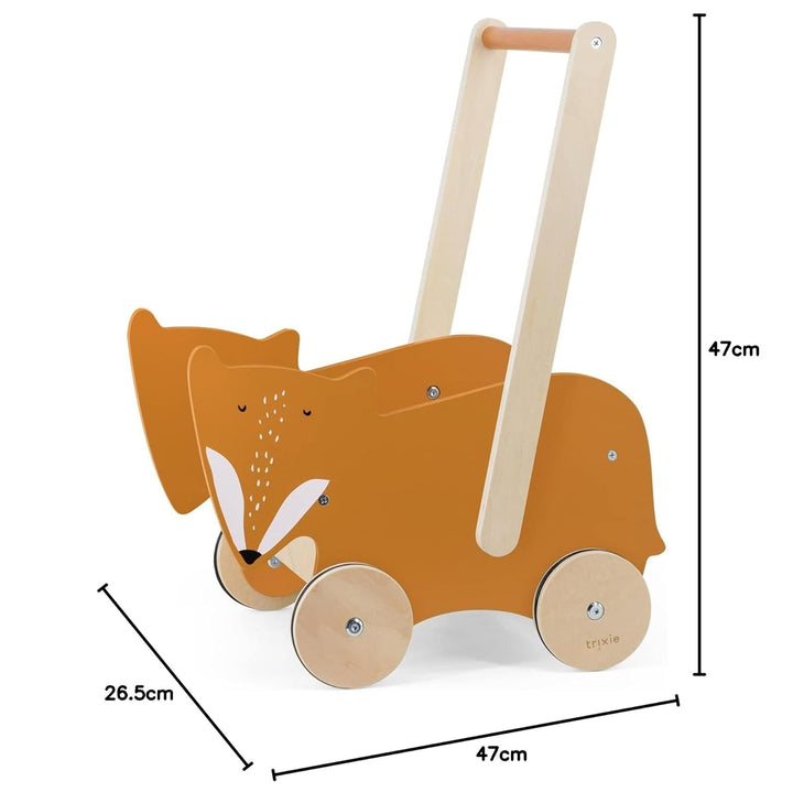 Trixie - Houten Duwkar