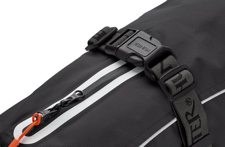 HUNTER Hundemantel NORDBY, Farbe: schwarz, wasserabweisend, warm gefüttert, reflektierend, ideal für