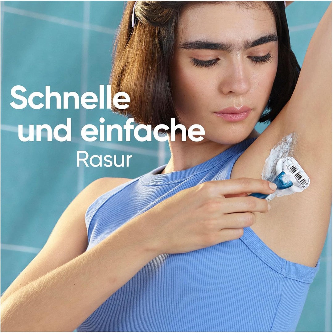 Gillette Venus Smooth Rasierklingen Damen, 8 Original Ersatzklingen für Nassrasierer mit Wiederverwe
