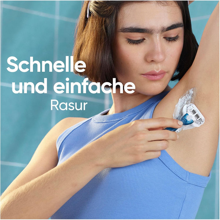 Gillette Venus Smooth Rasierklingen Damen, 8 Original Ersatzklingen für Nassrasierer mit Wiederverwe