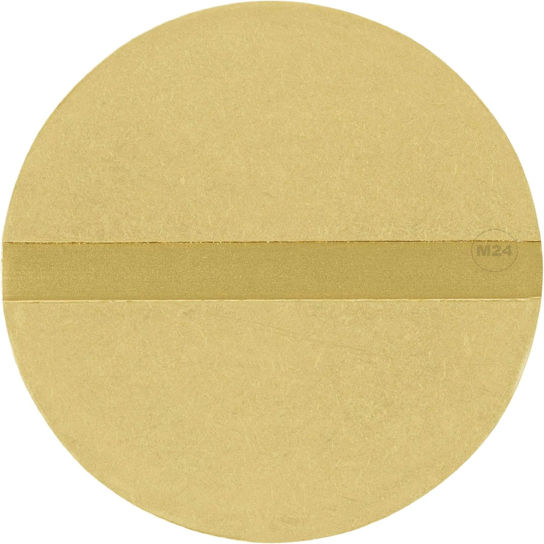 Münzer24 Wertmarke Typ pd25, passend z.B. für Beckmann Münzautomat, Profil Token 25mm x 2mm (50 Stüc