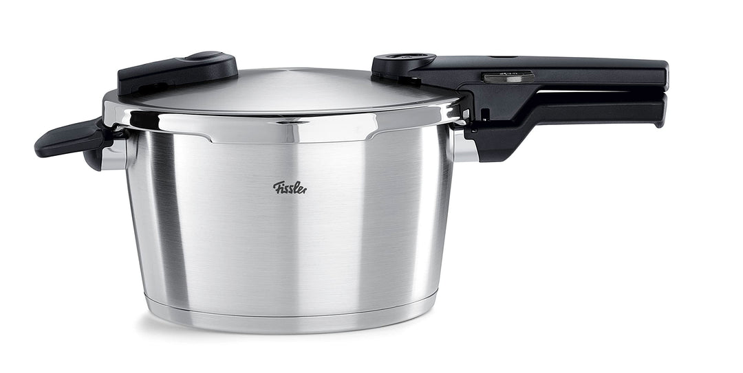 Fissler Vitaquick Premium / Schnellkochtopf (4,5 L, Ø 22 cm) Edelstahl-Dampfkochtopf, 2-Garstufen, M