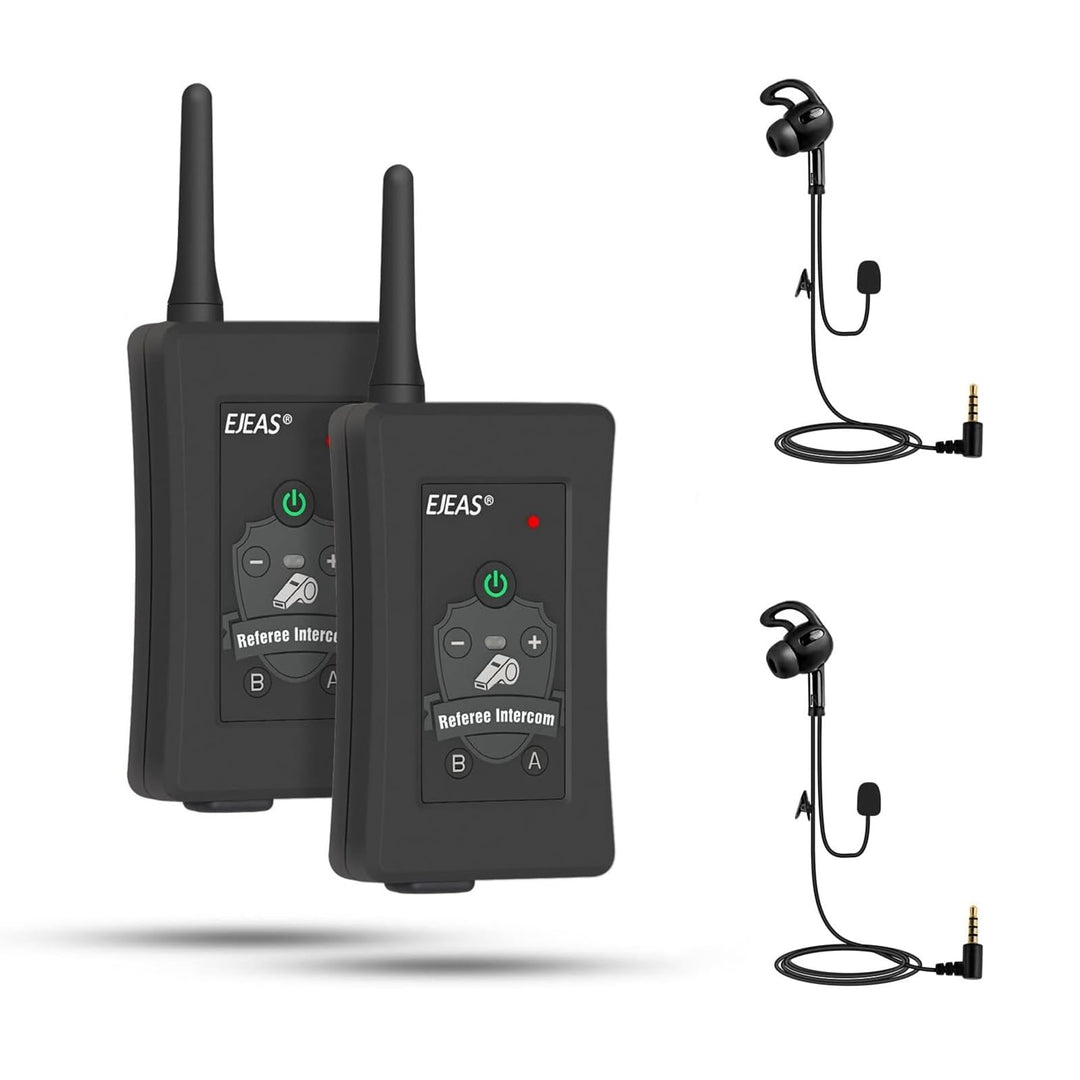 EJEAS FBIM Professionelles Fussball Schiedsrichter Bluetooth Intercom Headset Kommunikationssystem,