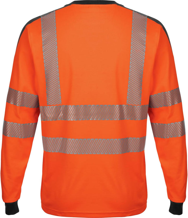 WÜRTH MODYF Warnschutz Langarmshirt Neon, Orange Anthrazit